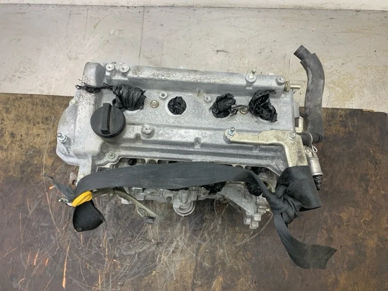 Двигатель ДВС голый столбик TOYOTA YARIS Hibrid 2016 1NZFXE ХЭТЧБЕК 1NZFXE