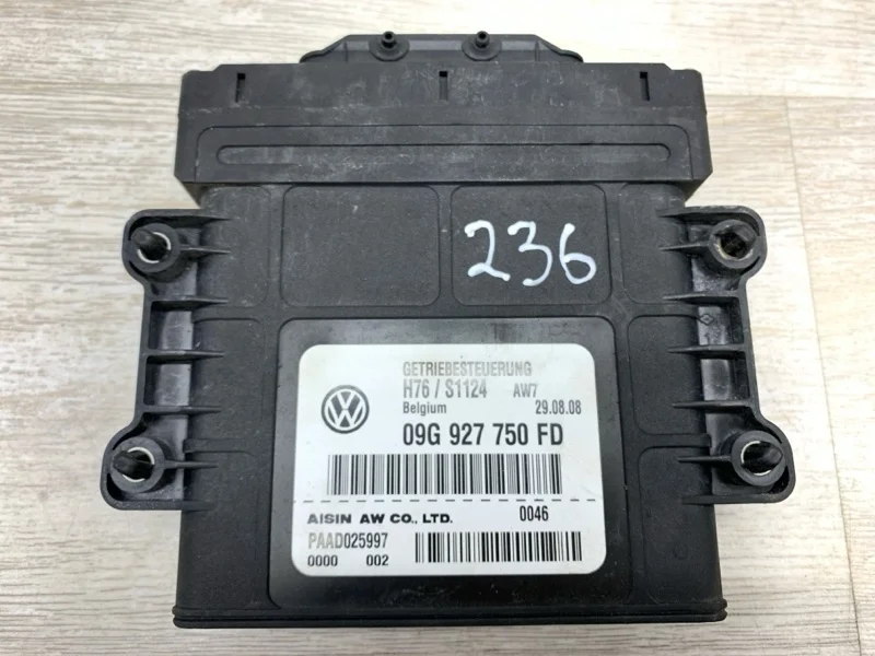 Блок управления АКПП VOLKSWAGEN TIGUAN 2008 09G927750FD ВНЕДОРОЖНИК CBAB