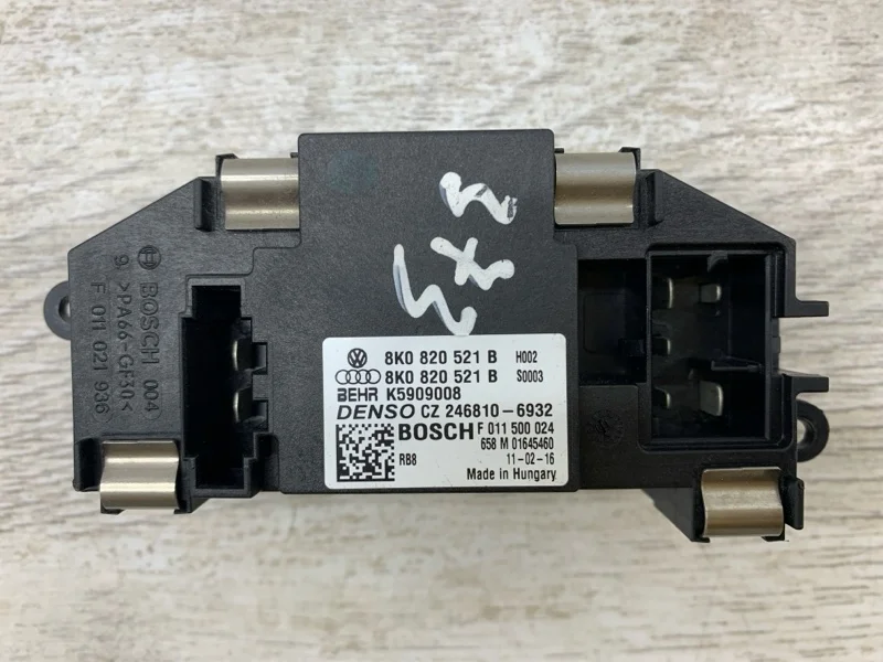 Резистор печки AUDI A5 2011 8K0820521B СЕДАН CAGA