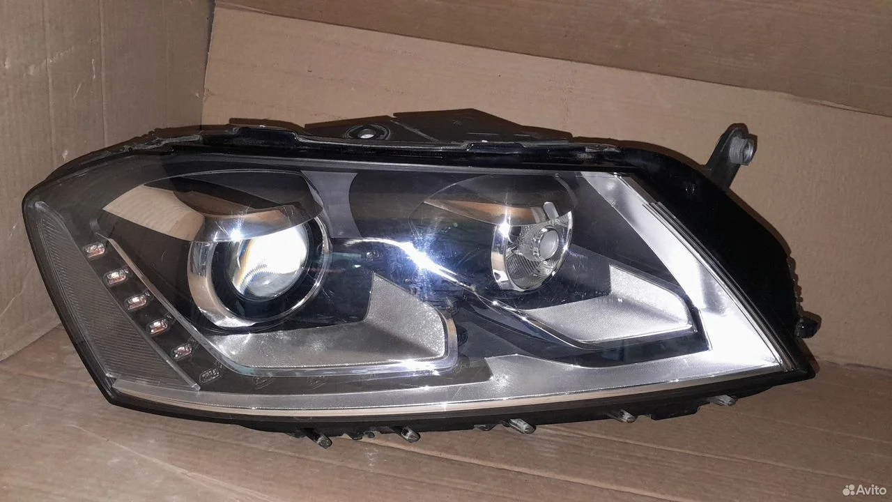 Фара на фольксваген пассат b7 vw pssat б7