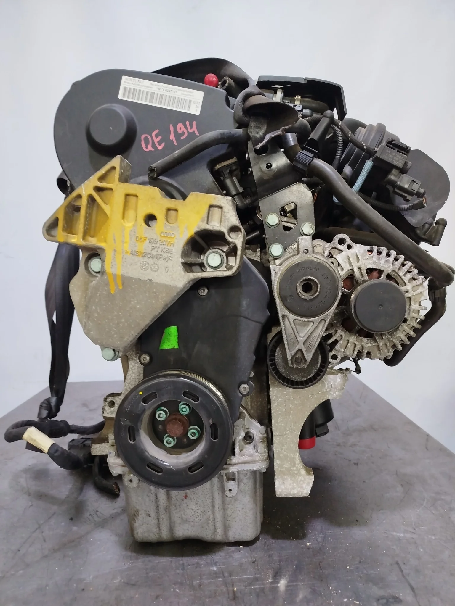 Двигатель AUDI VOLKSWAGEN BVY A3 A4 GOLF GOLF PLUS JETTA PASSAT TOURAN 1K1 1K2... 5M1 8EC 8ED 8P1 8P7 8PA B6 B7 MK5 ДВИГАТЕЛЬ ИЗ ЯПОНИИ 2WD 4WD 06F100034E QE194-028773