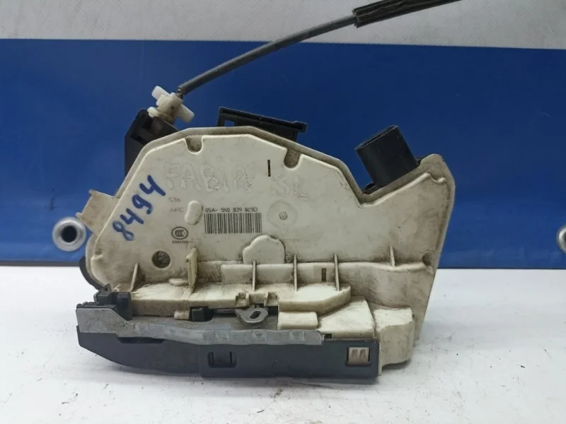 Замок двери Skoda Fabia Ii 2006 - 2014 5N0839015D, задний левый