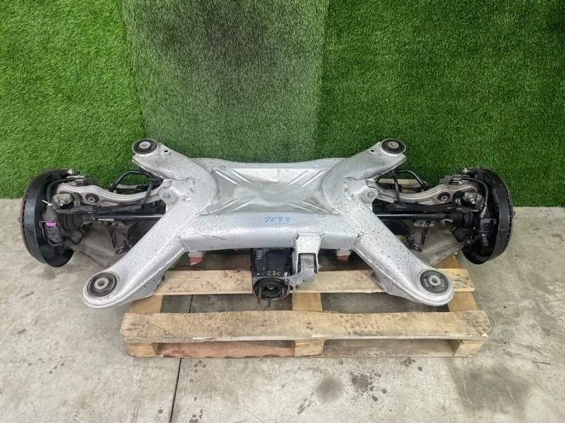 Балка в сборе Audi A8 2004 4E0505235H D3 BFM 4.2, задняя