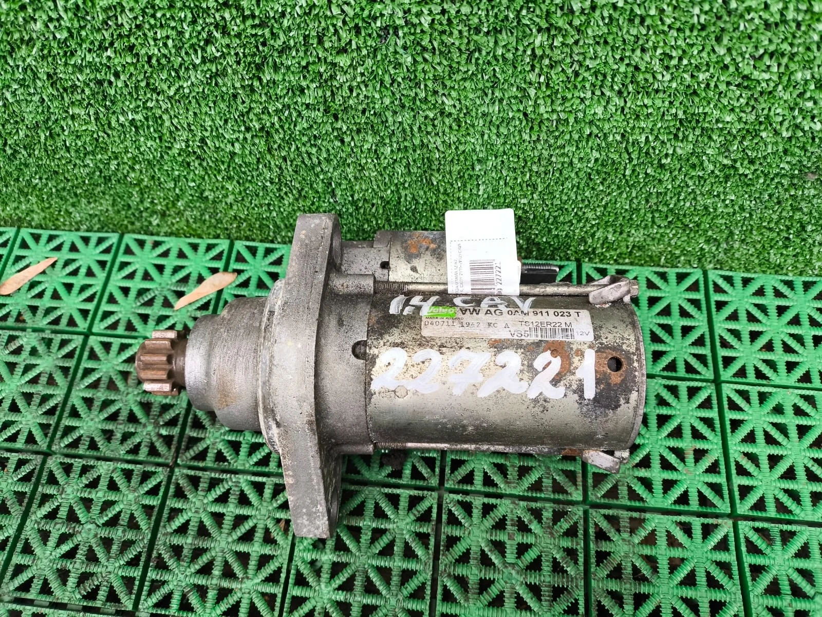 Стартер AUDI A3, SKODA OCTAVIA 1Z/A7, VOLKSWAGEN GOLF 6, CADDY 2011- (11/2) CAVA б/у A3(2004-2013);OCTAVIA 1Z(2004-2012);GOLF 5(2004-2009);JETTA 5(2005-2009)