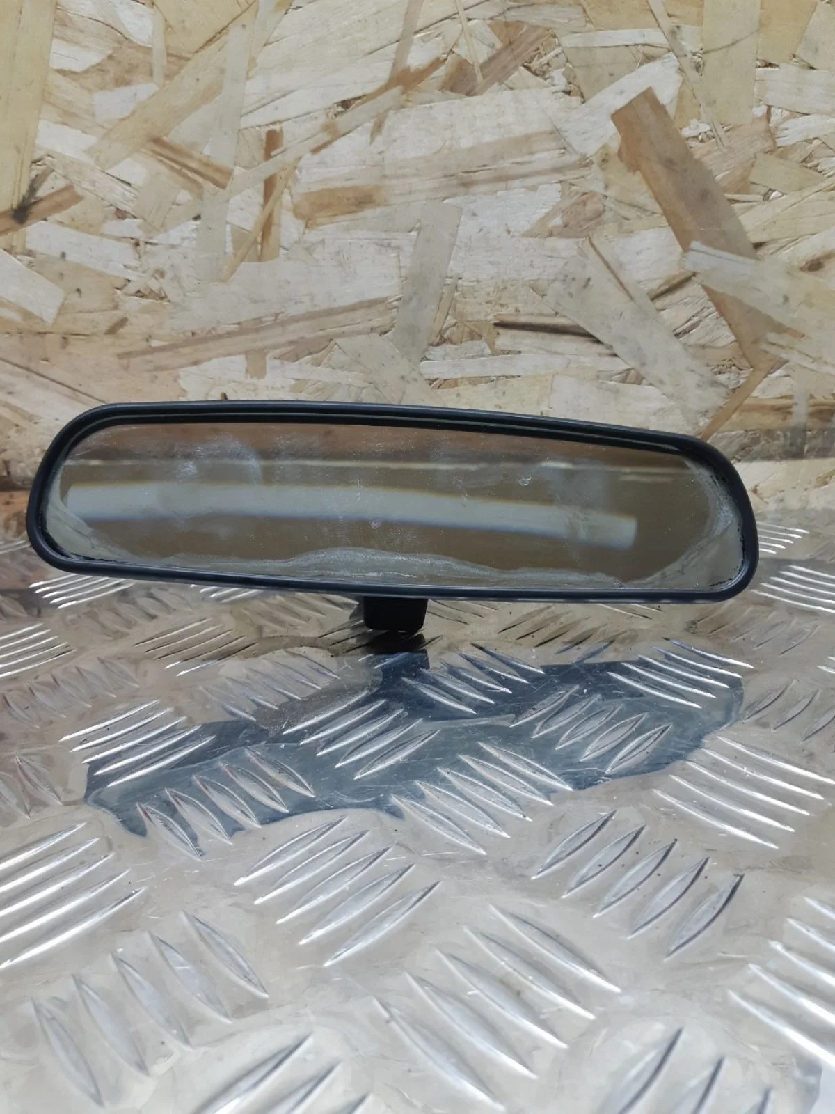 Зеркало салонное Nissan Navara D40 (2004—2010) 2008 серебристый