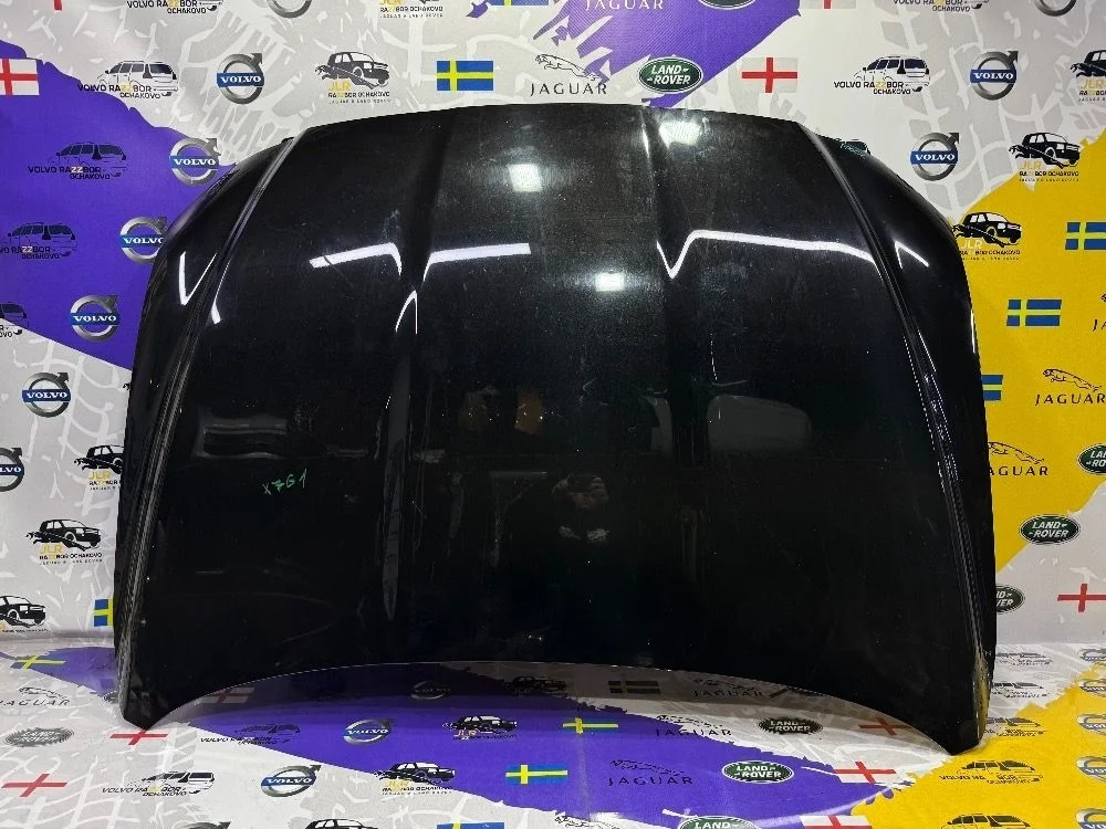 Капот Jaguar F-Pace X761 2016-2019 черный F-Pace I (2016—2020)