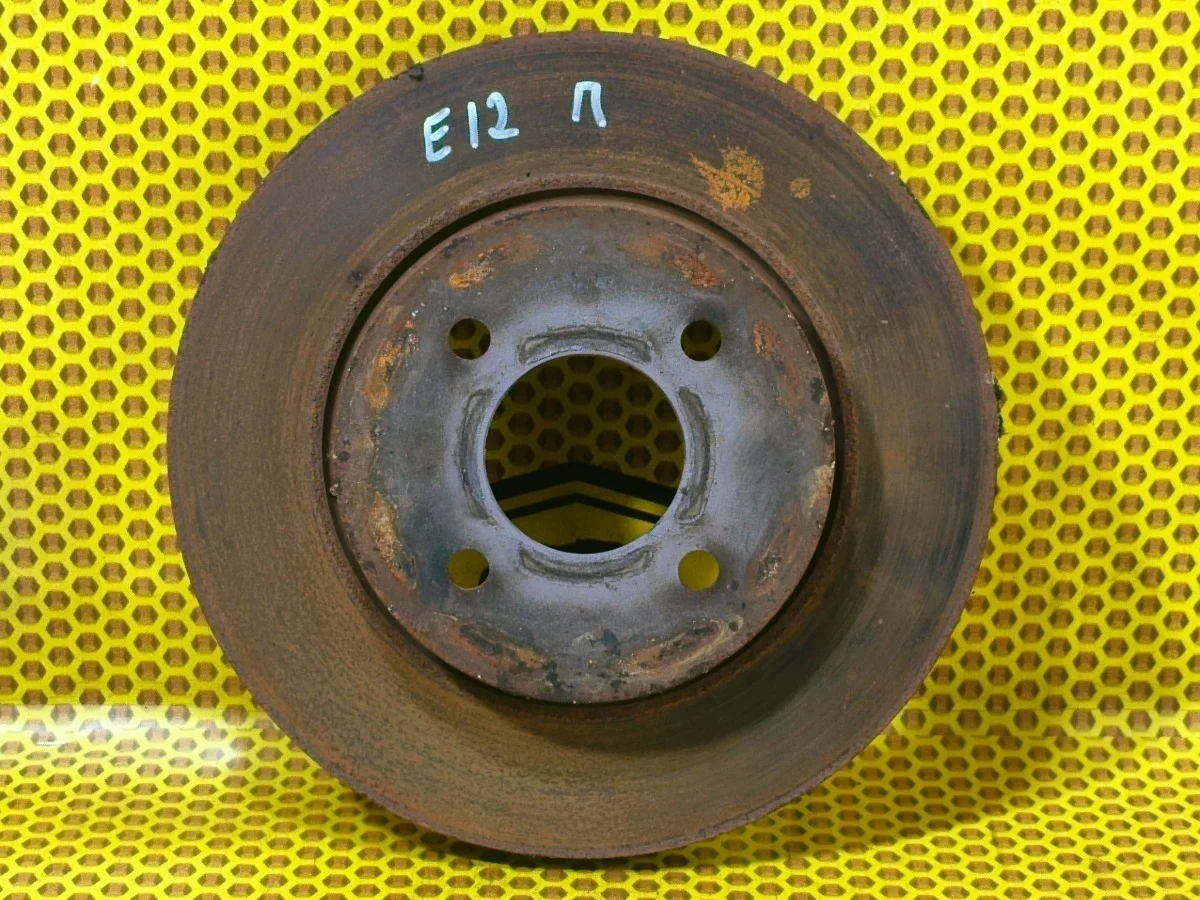 Диск тормозной Nissan Note 2018 402063U80A E12 HR12DDR, передний левый