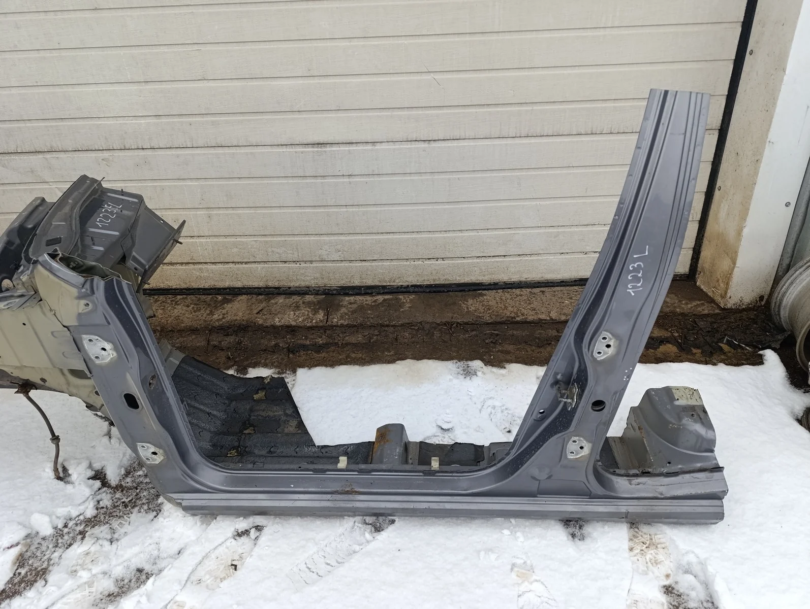 Порог со стойкой левый Aveo (T250) 2005-2011