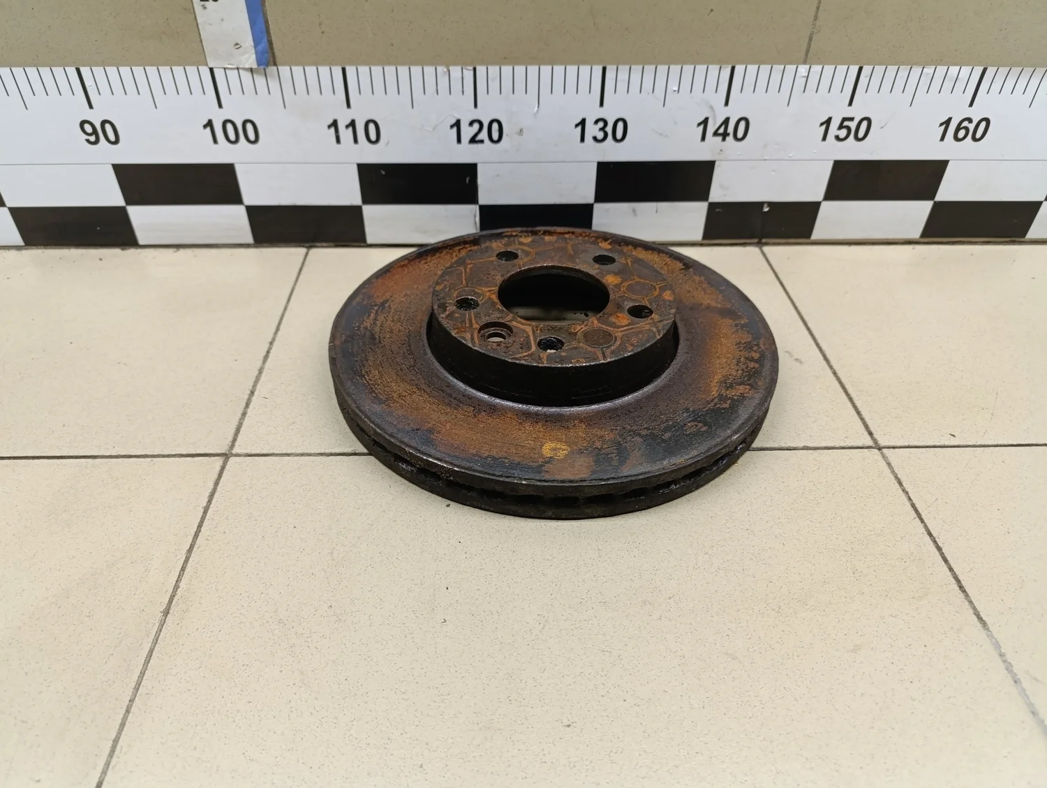 Диск тормозной передний вентилируемый Touareg 2002-2010