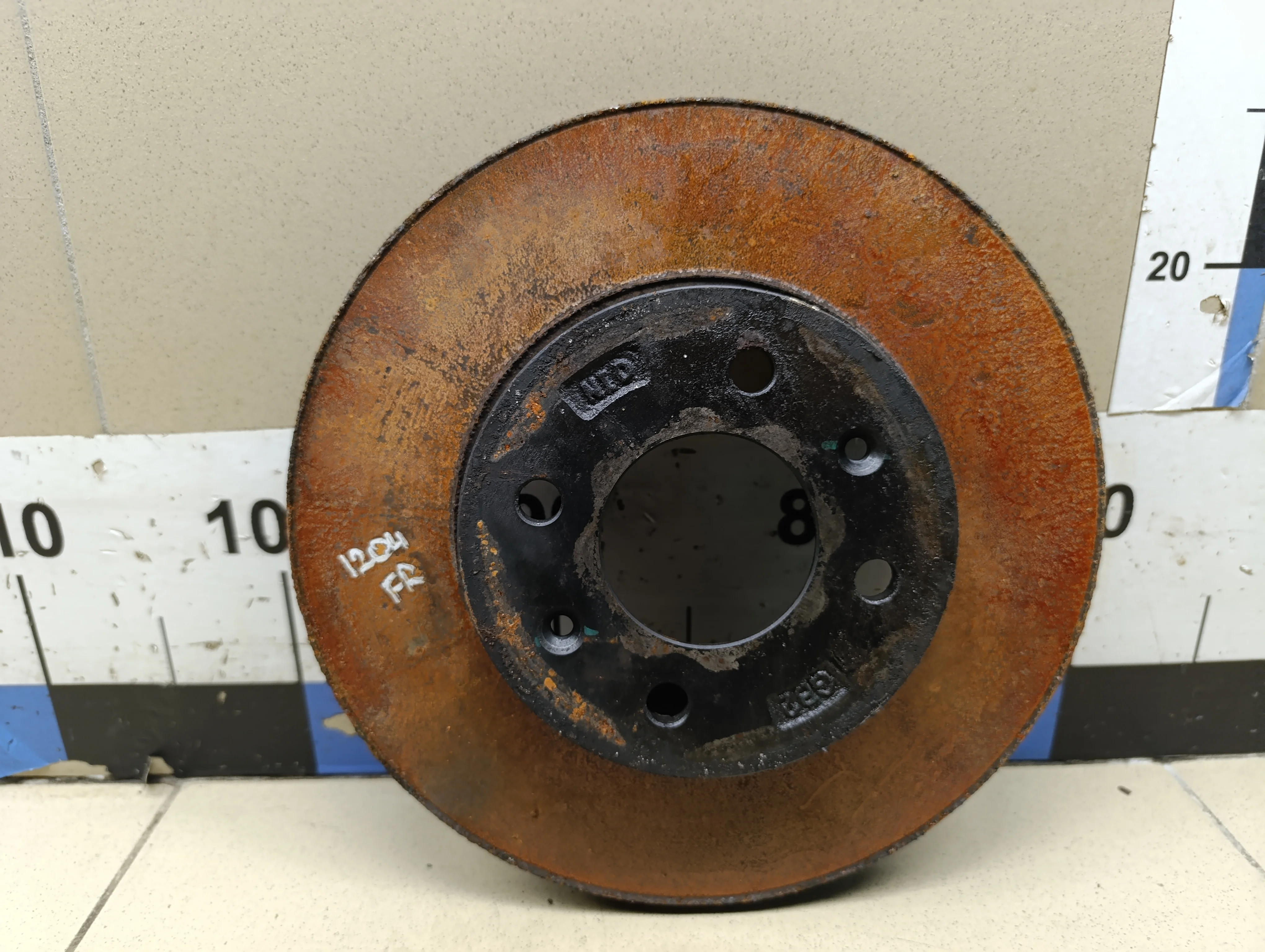 Диск тормозной передний вентилируемый Solaris 2010-2017