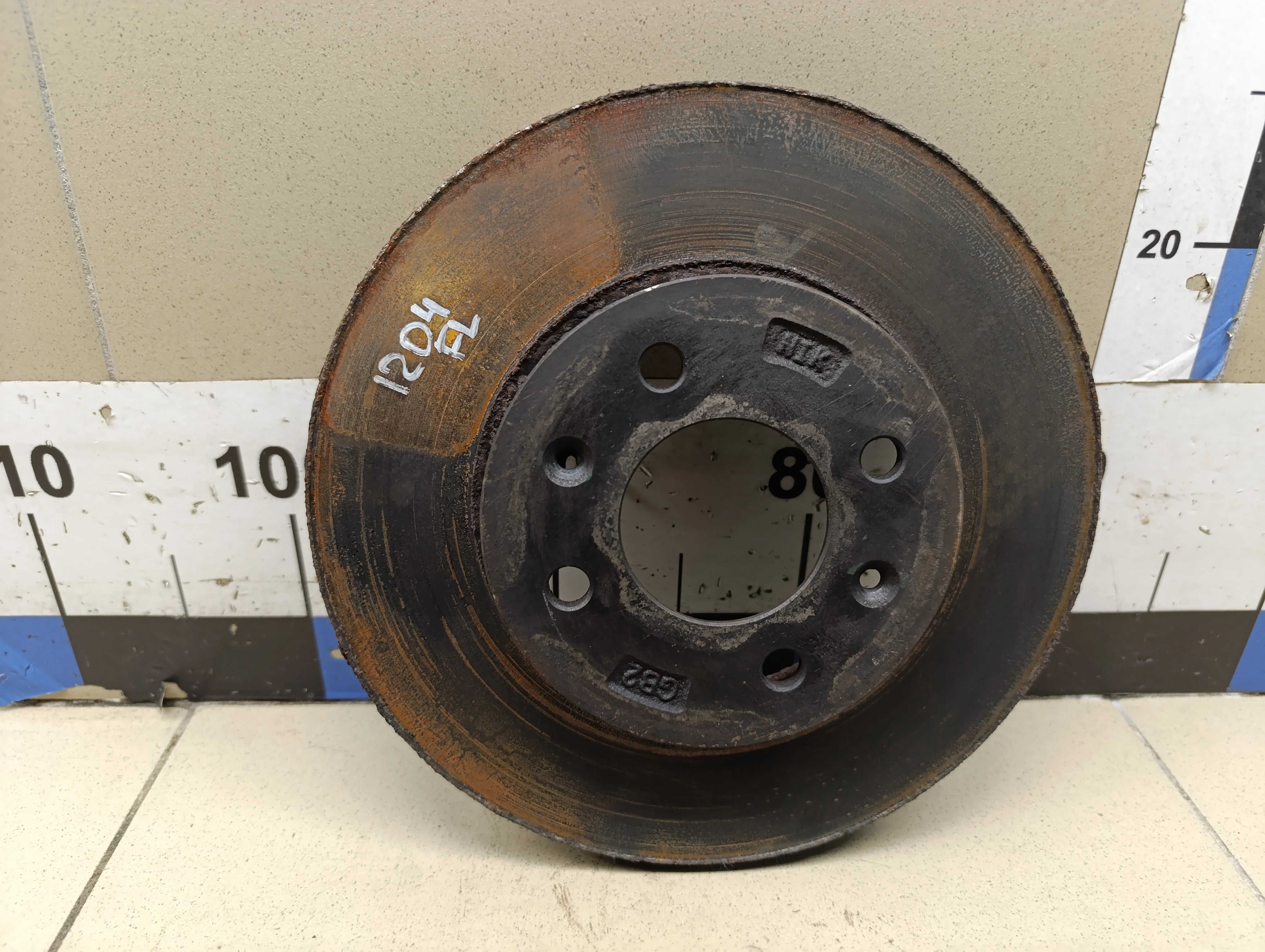 Диск тормозной передний вентилируемый Solaris 2010-2017