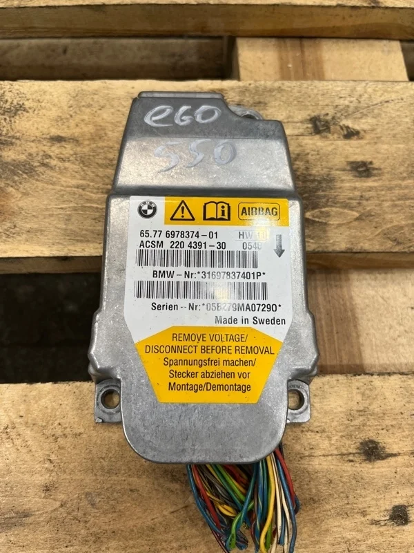 Блок AirBag BMW 5 2005 65776978374 E60 N52B25