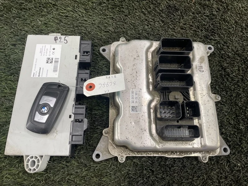 Комплект Cas Dme ключ BMW X3 2012 12147646763 F25 N20B20