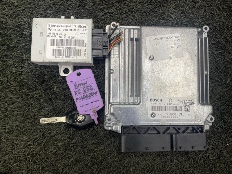 Комплект CAS DDE ключ BMW X5 2005 13617800131 E53 M57D30