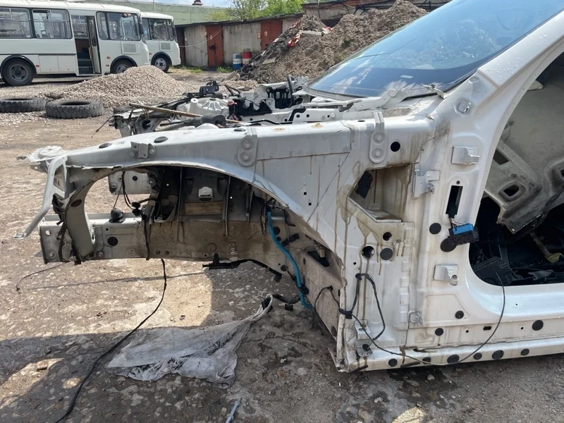 Лонжерон BMW 5 2011 41107259359 F11 N52B25, передний левый