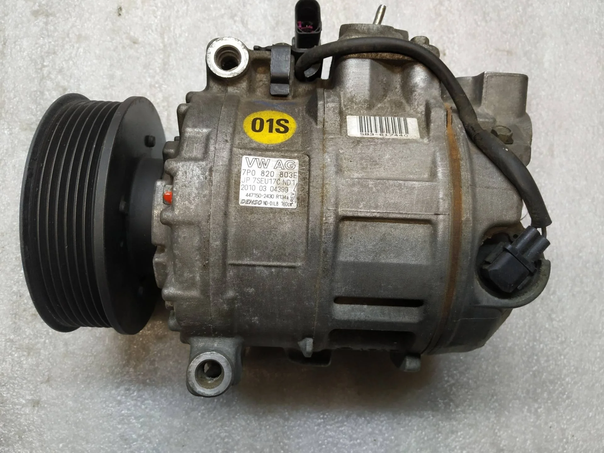 компрессор кондиционера Volkswagen Touareg 2 7P6 2011