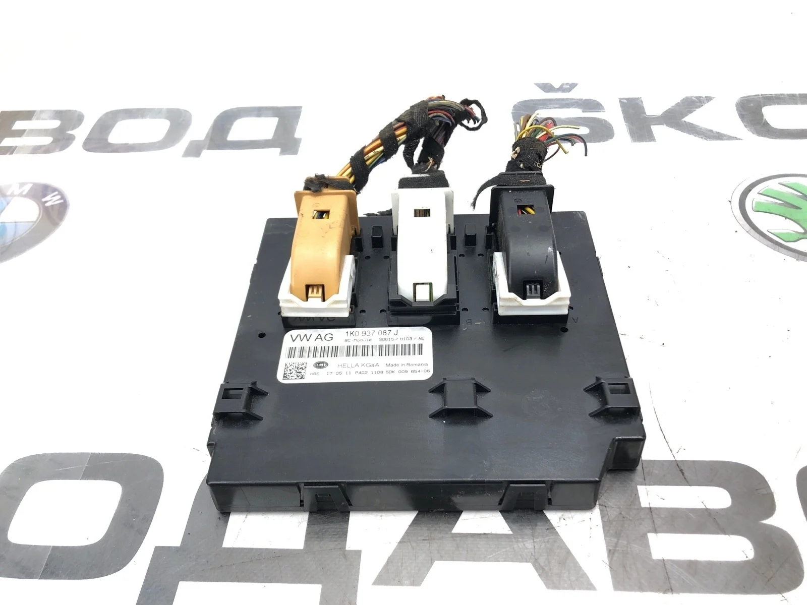 Блок комфорта BCM Skoda Octavia 2011 1K0937087J A5 (1Z) 1.8 CDAB
