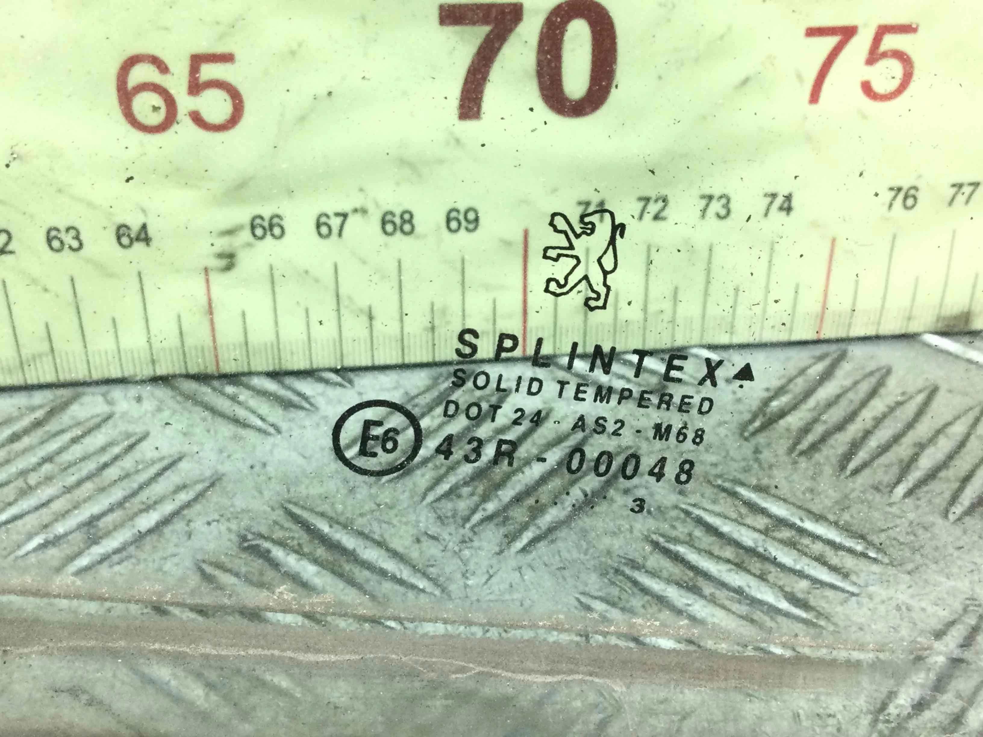 Стекло двери задней правой Peugeot 307 1 поколение (2001-2005) бензин 1.6 i Механика Универсал