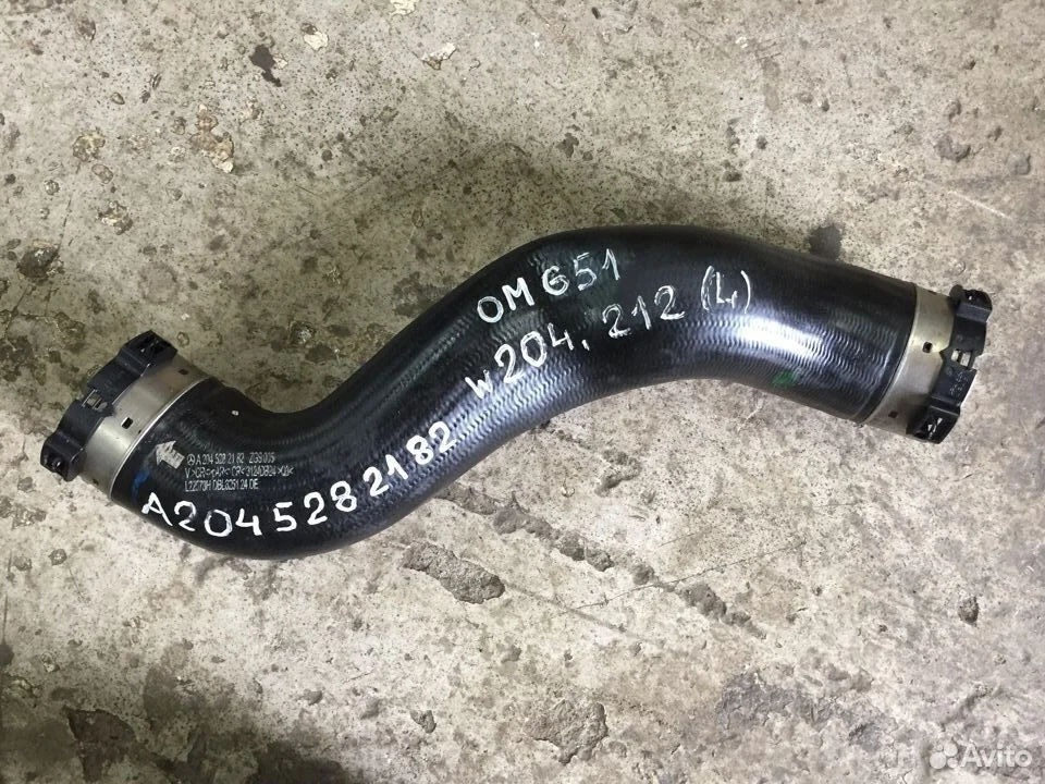 Патрубок интеркулера мерседес w204 w207 w212 om651