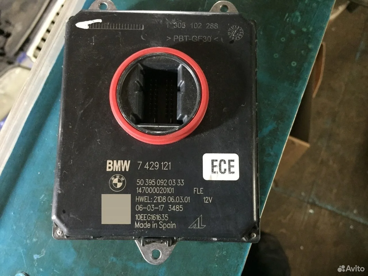 Модуль диодной фары бмв ф45 ф48 мини 63117492089