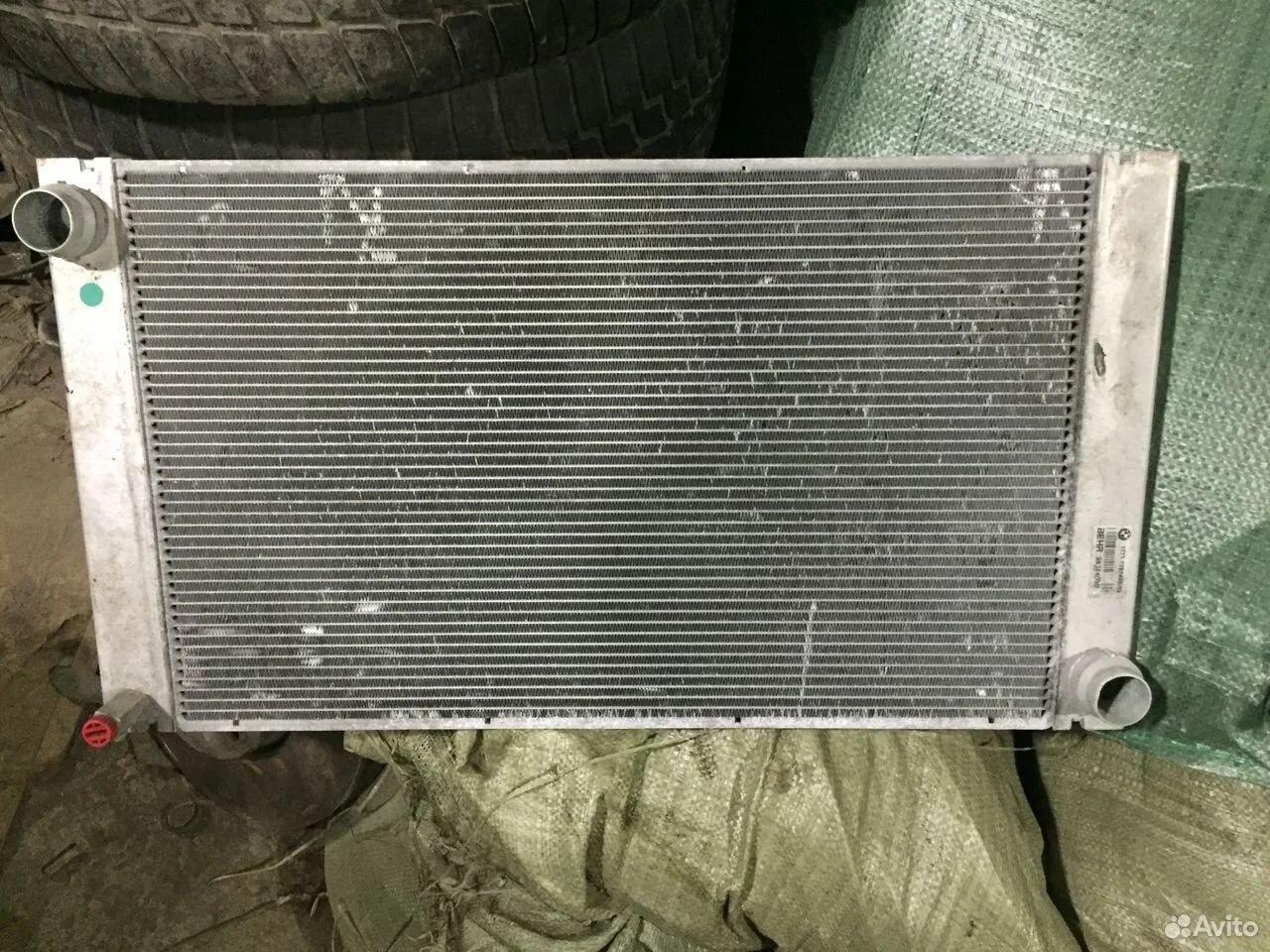 Радиатор основной бмв е60 дизель 17117787440