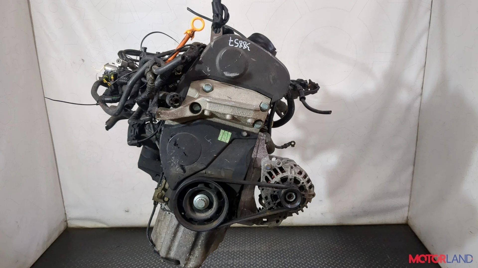 Двигатель (ДВС) Volkswagen Polo 2001-2005 КПП 5-ст.мех.(МКПП) BBY Бензин 1.4 л Инжектор