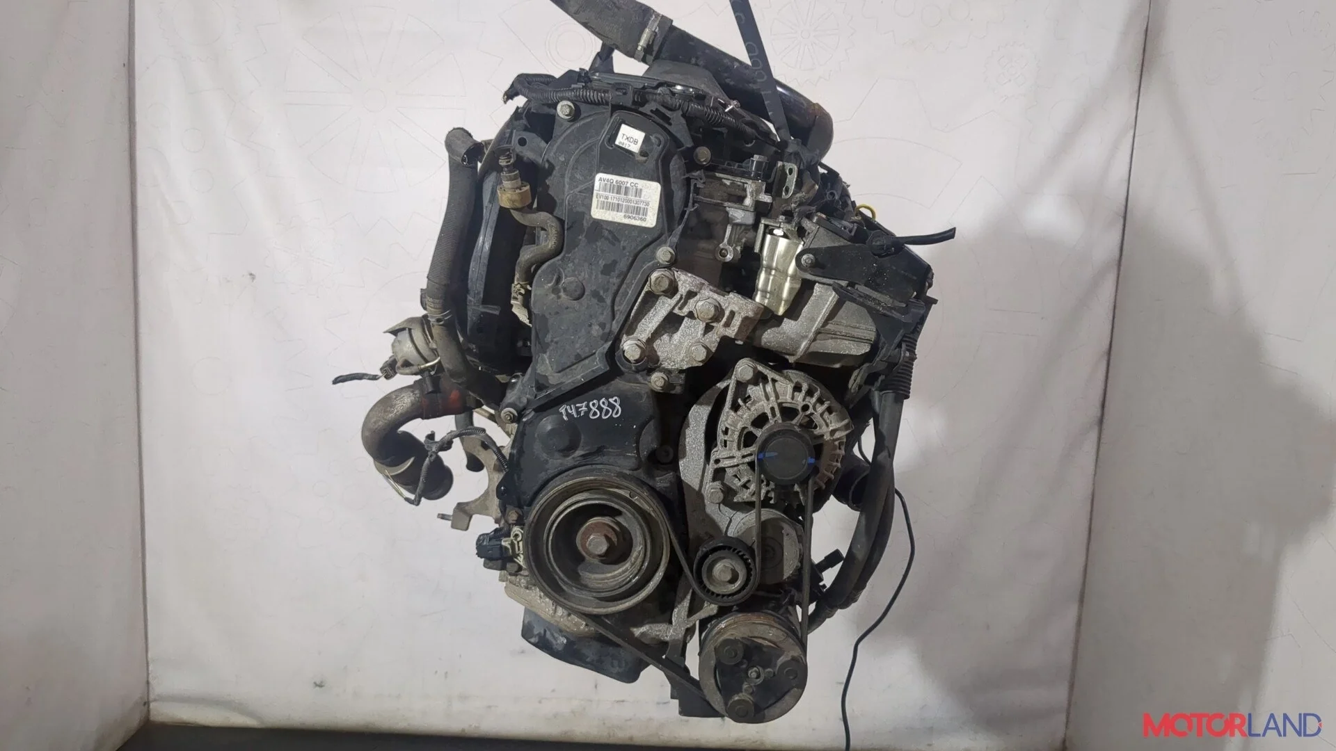 Двигатель (ДВС) Ford C-Max 2010-2015 КПП 6-ст.мех.(МКПП) UFDA, UFDB Дизель 2 л TDCI