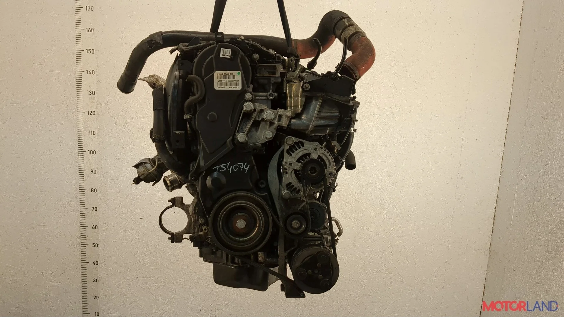 Двигатель (ДВС) Ford Kuga 2008-2012 КПП 6-ст.мех 4х4 (МКПП) UFDA Дизель 2 л TDCI