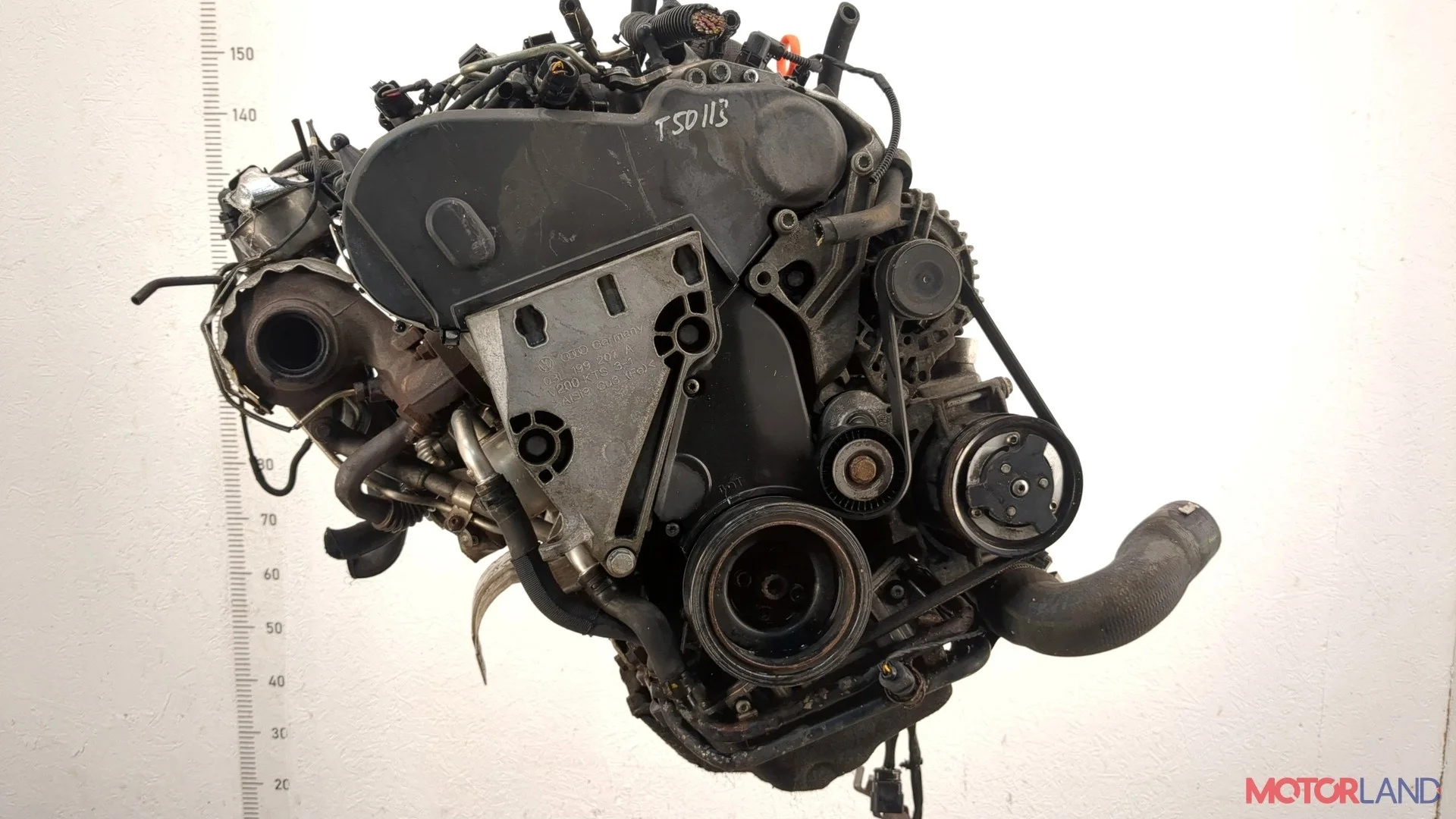 Двигатель (ДВС) Seat Ibiza 4 2008-2015 КПП 5-ст.мех.(МКПП) CAYC Дизель 1.6 л TDI