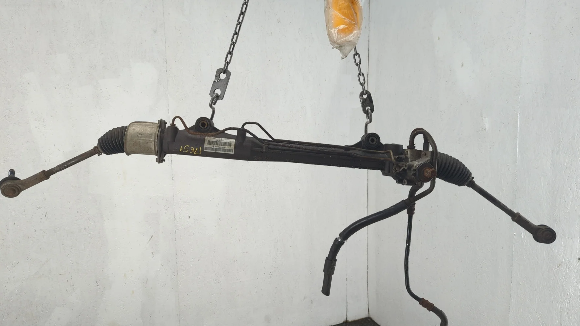 Рейка рулевая с г/у Volkswagen Touareg 2006-2010 КПП автомат 4х4 (АКПП) BHK Бензин 3.6 л FSI