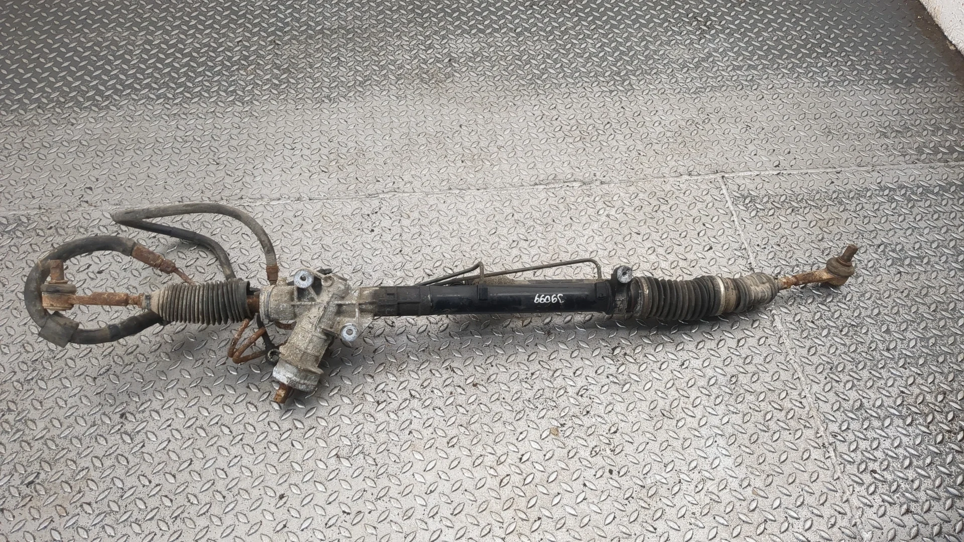 Рейка рулевая с г/у Audi A6 (C5) 1997-2005 КПП автомат 4х4 (АКПП) AFB Дизель 2.5 л TDI