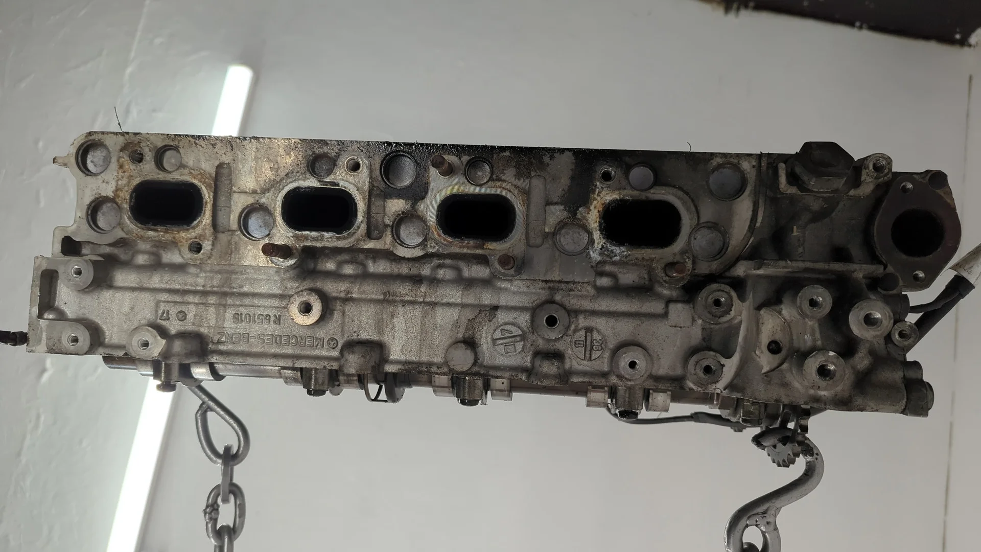 Головка блока (ГБЦ) Mercedes-Benz C W204 2006-2015 КПП автомат (АКПП) OM 651.911 Дизель 2.1 л CDI