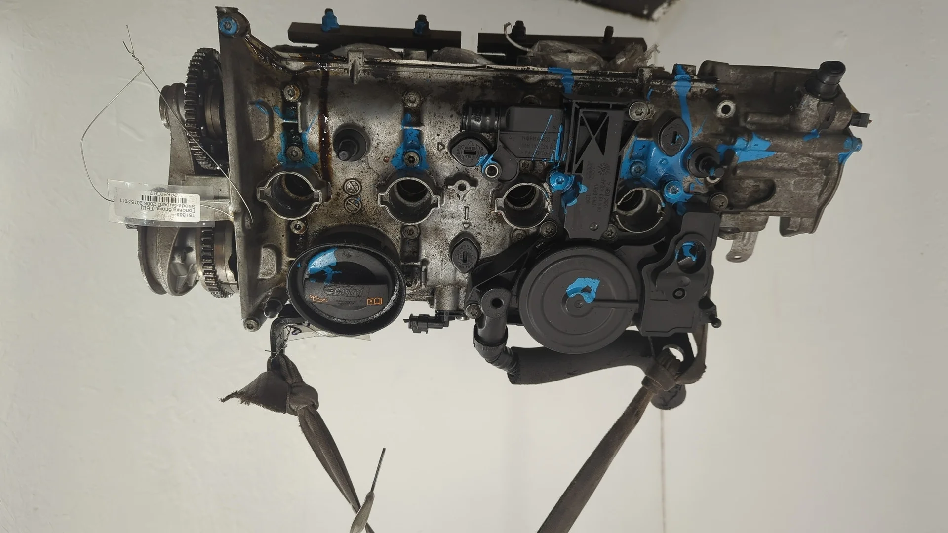 Головка блока (ГБЦ) Skoda SuperB 2008-2015 КПП автомат (АКПП) CDAA Бензин 1.8 л TSI