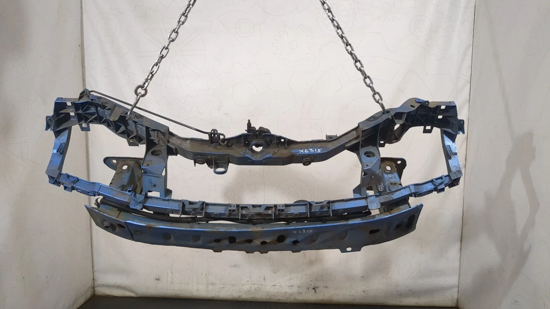 Рамка передняя (телевизор) Ford Focus 2 2008-2011 КПП 5-ст.мех.(МКПП) SHDA, SHDC Бензин 1.6 л Инжектор