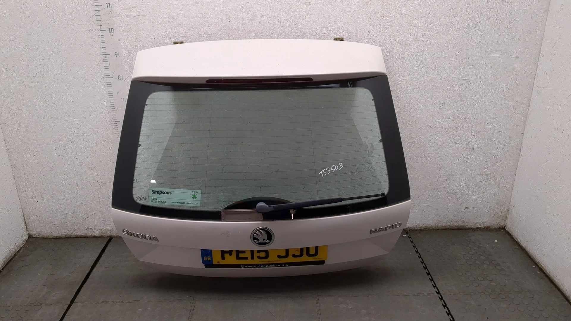 Крышка (дверь) багажника Skoda Rapid 2012-2020 КПП-робот (РКПП) CAYB Дизель 1.6 л TDI