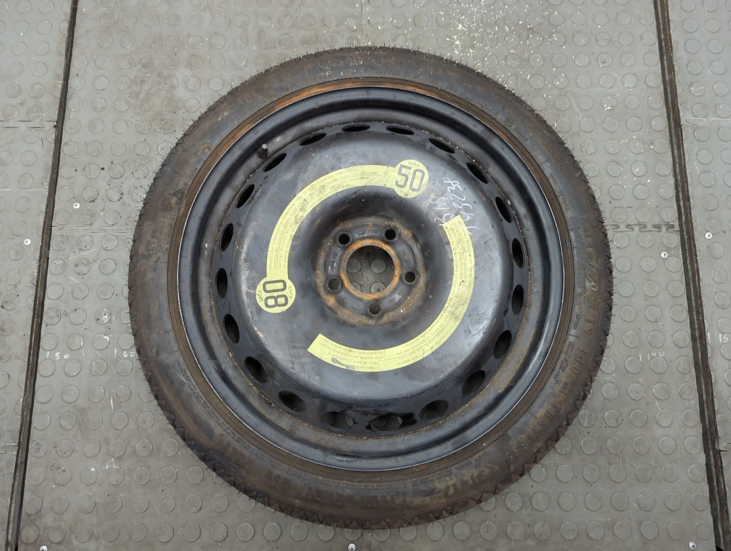 Колесо запасное (таблетка) Audi A5 (8T) 2007-2016 КПП 6-ст.мех 4х4 (МКПП) CCWA Дизель 3 л TDI