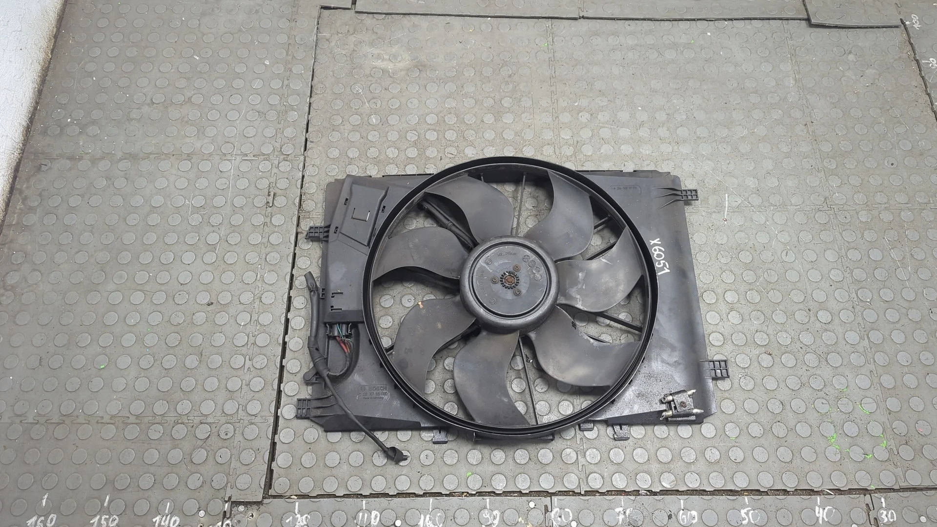 Вентилятор радиатора Mercedes-Benz C W204 2006-2015 КПП автомат (АКПП) OM 646.811 Дизель 2.2 л CDI