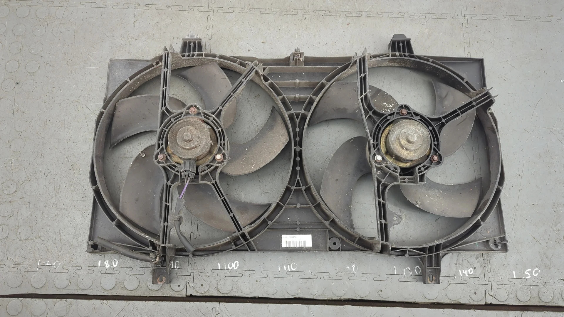Вентилятор радиатора Nissan Primera P12 2002-2008 КПП 5-ст.мех.(МКПП) QG18DE Бензин 1.8 л