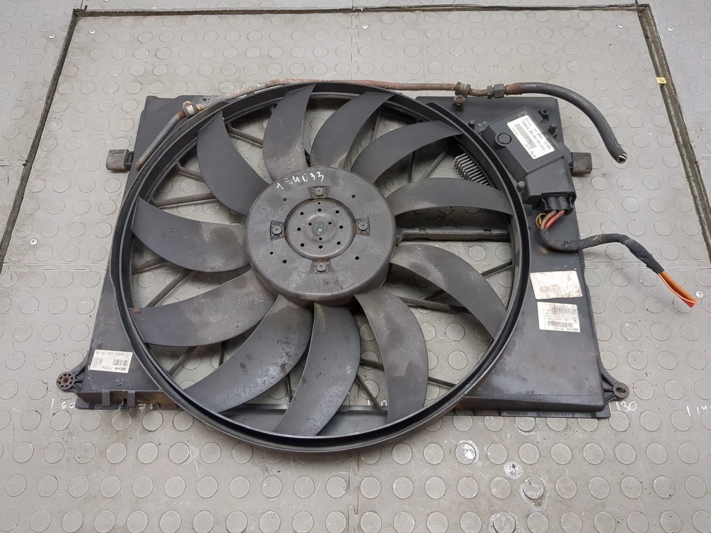 Вентилятор радиатора Mercedes-Benz S W220 1998-2006 КПП автомат (АКПП) M112.972 Бензин 3.7 л Инжектор