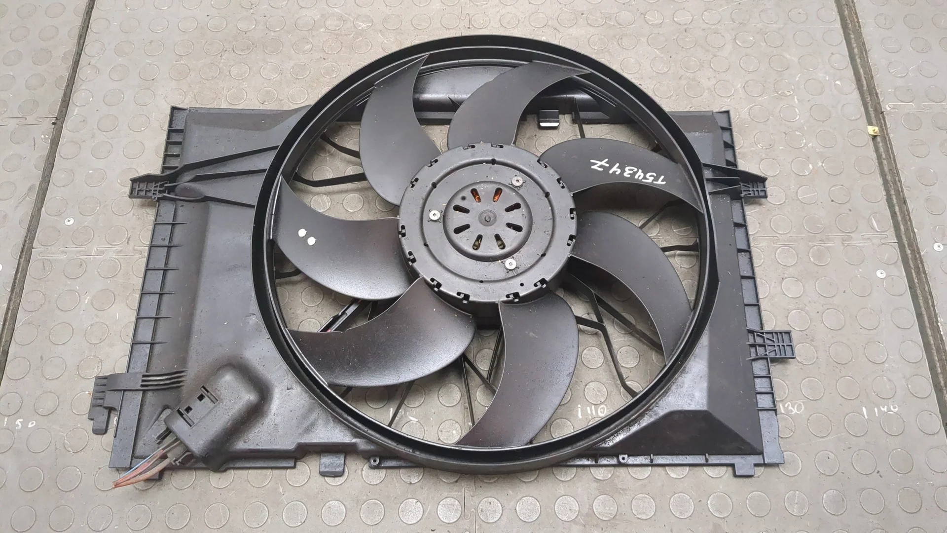 Вентилятор радиатора Mercedes-Benz C W203 2000-2008 КПП автомат (АКПП) M271.946 Бензин 1.8 л Турбо-инжектор