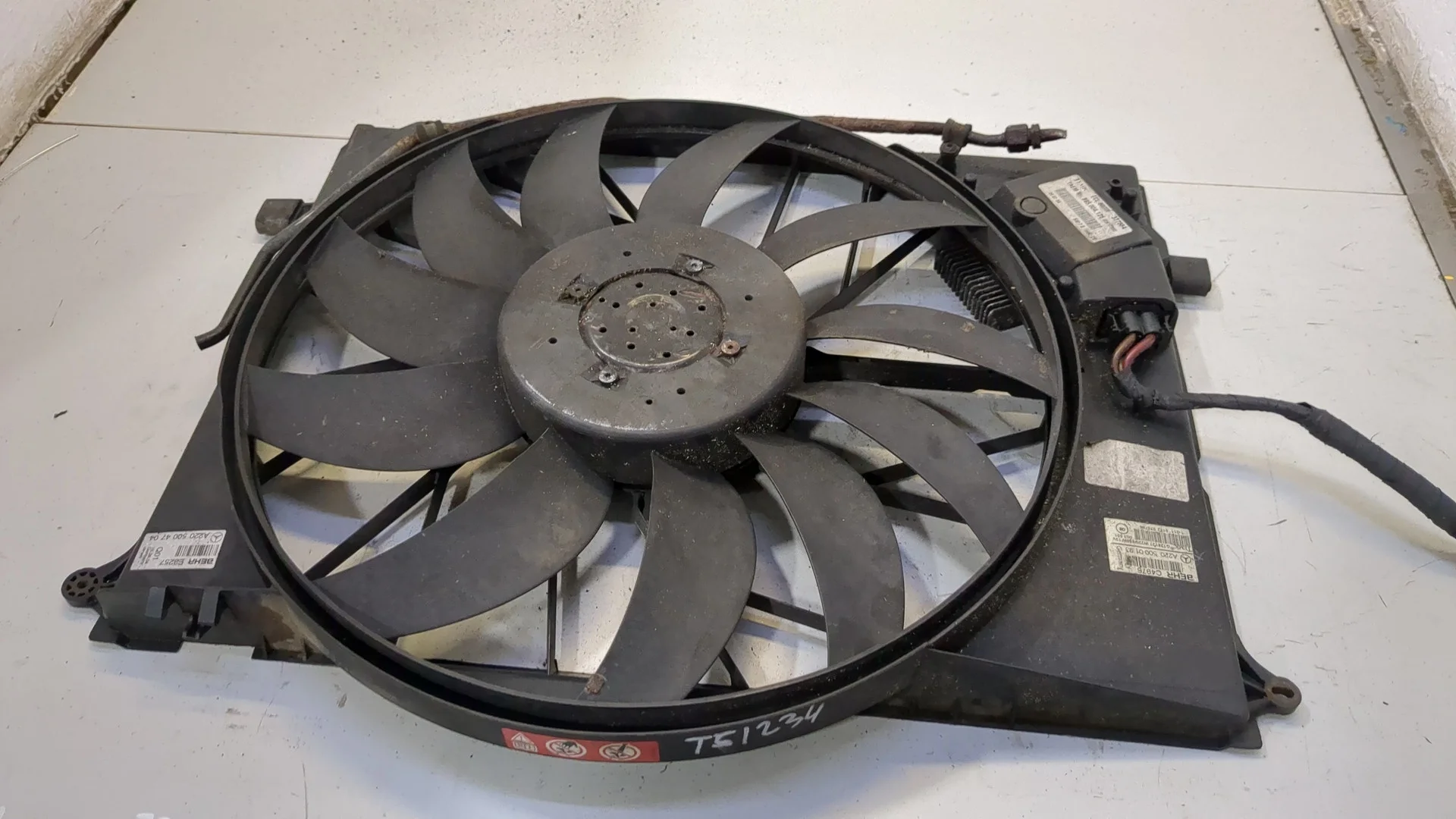 Вентилятор радиатора Mercedes-Benz S W220 1998-2006 КПП автомат (АКПП) OM 648.960 Дизель 3.2 л CDI