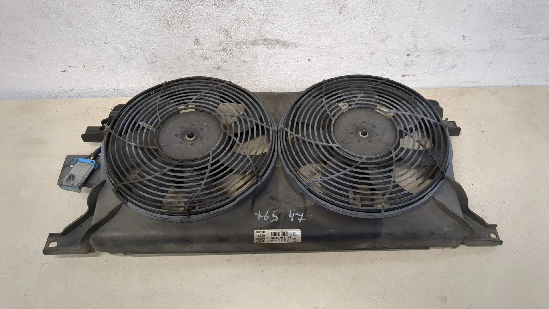 Вентилятор радиатора Mercedes-Benz ML W163 1997-2005 КПП автомат 4х4 (АКПП) M112.970 Бензин 3.7 л Инжектор