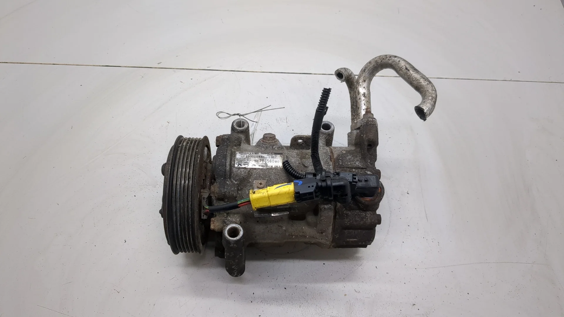 Компрессор кондиционера Peugeot 2008 2013-2019 КПП автомат (АКПП) 9HP Дизель 1.6 л HDI