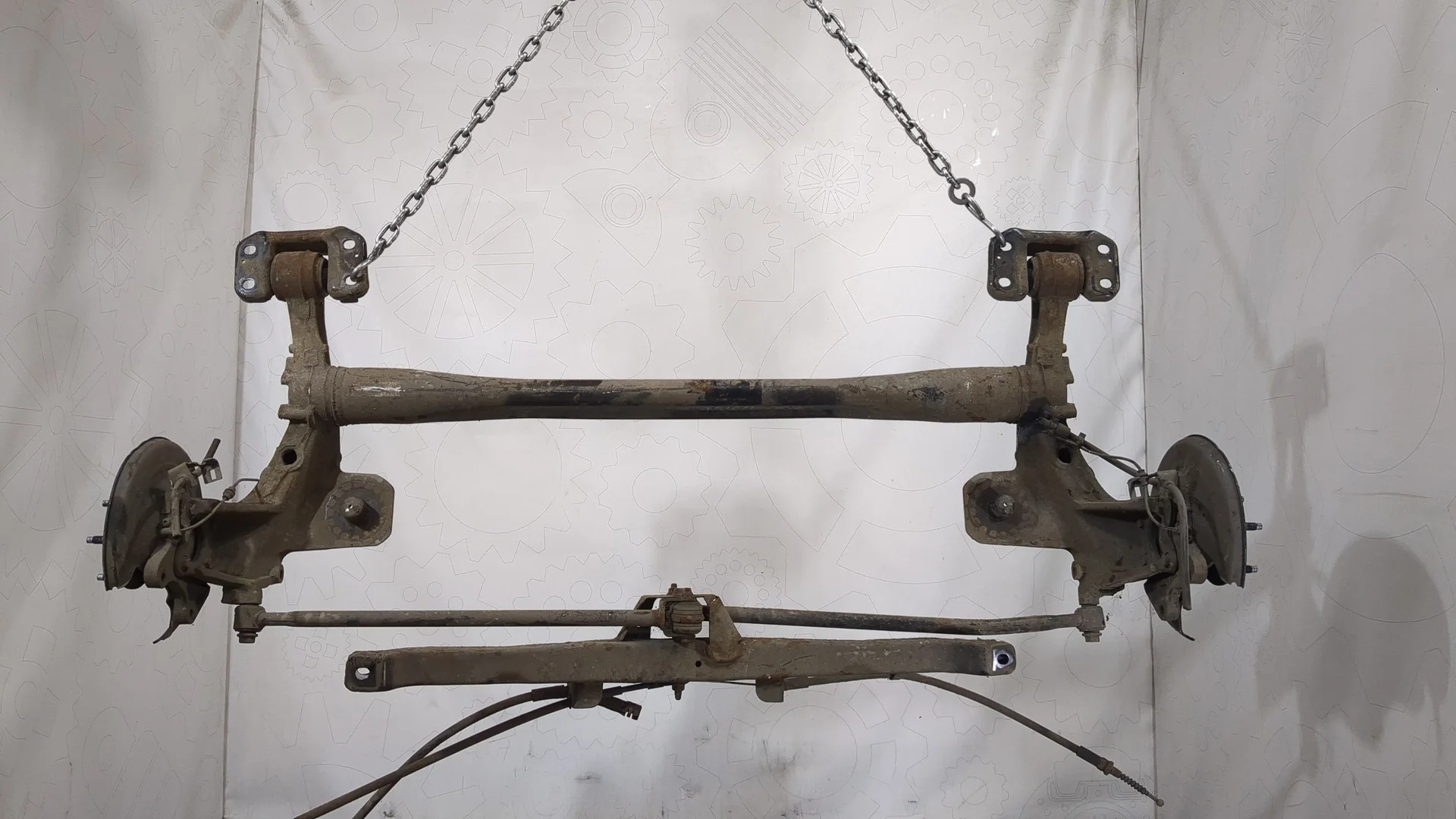 Балка подвески задняя Opel Zafira C 2011-2019 КПП 6-ст.мех.(МКПП) B14NET Бензин 1.4 л Турбо-инжектор