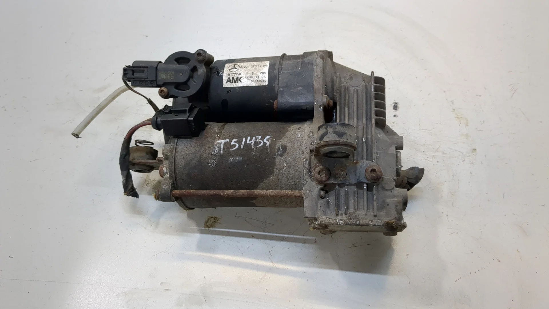 Компрессор воздушный (пневмоподвески) Mercedes-Benz S-Class W221 2005-2013 КПП автомат (АКПП) OM 642.930 Дизель 3 л CDI