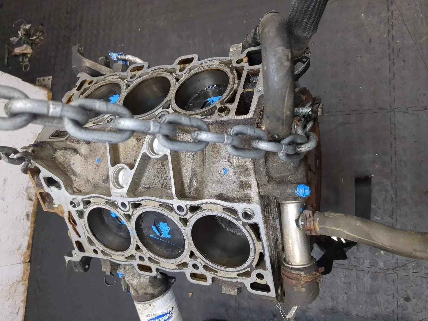 Блок цилиндров (Шорт блок) Cadillac SRX 2009-2016 КПП автомат 4х4 (АКПП) LF1 Бензин 3 л Инжектор