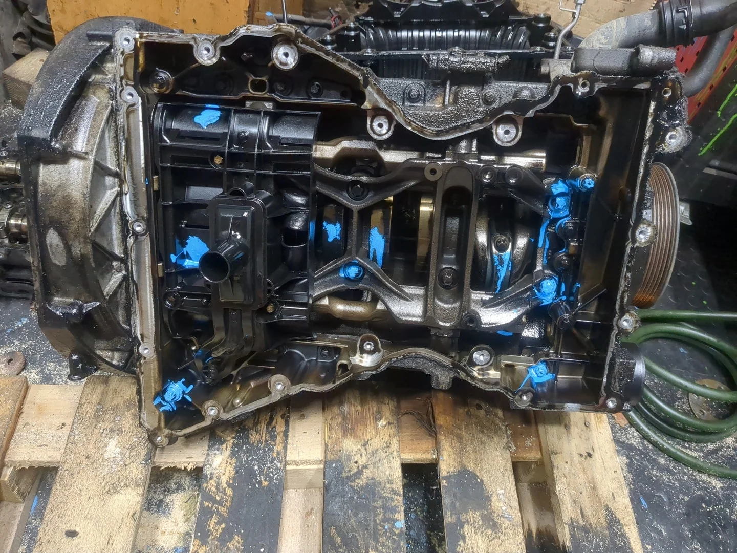 Блок цилиндров (Шорт блок) Mercedes-Benz C W204 2006-2015 КПП автомат (АКПП) OM 651.911 Дизель 2.1 л CDI