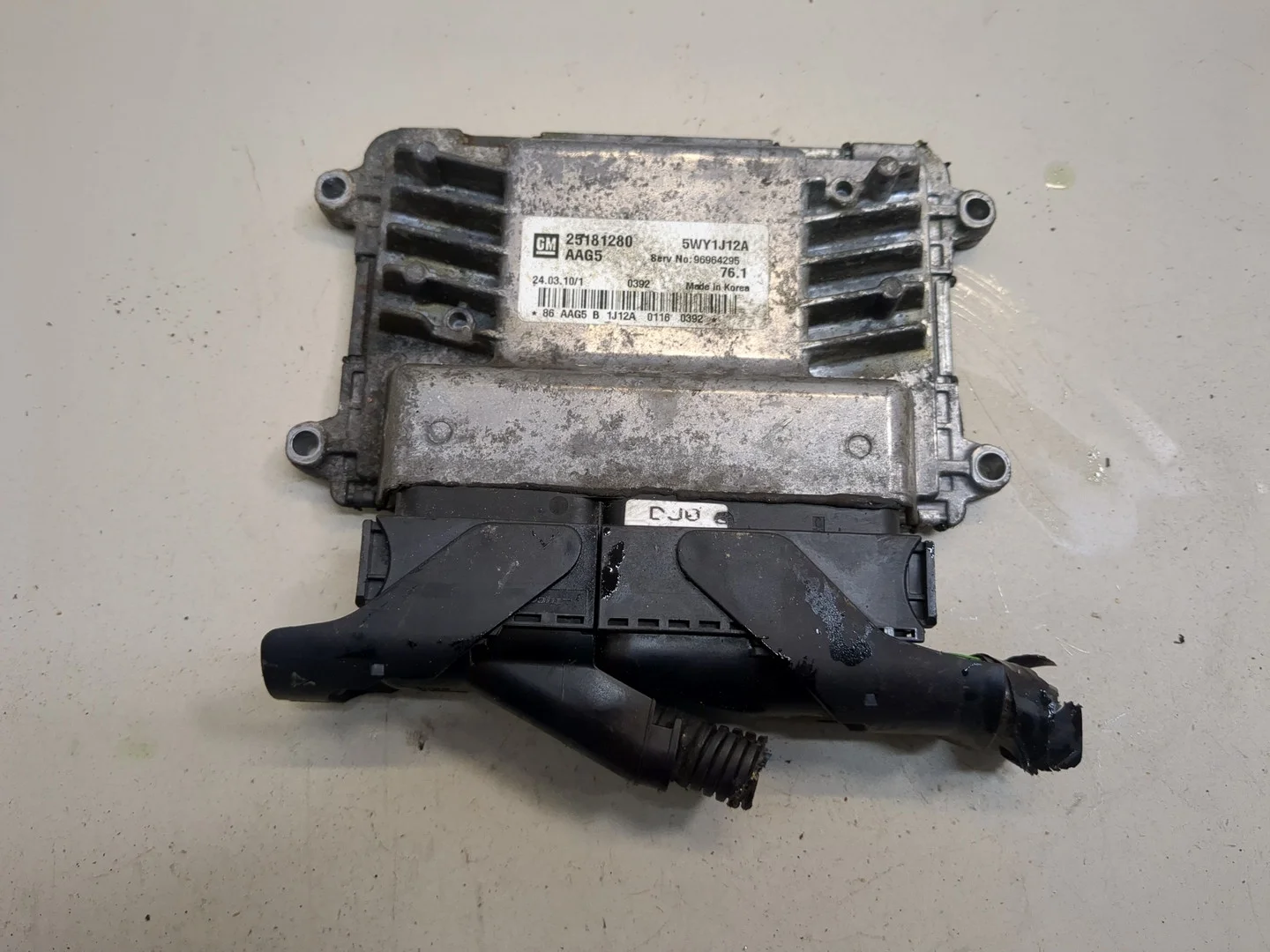 Блок управления двигателем Chevrolet Cruze 2009-2015 КПП 5-ст.мех.(МКПП) F16D4 Бензин 1.6 л Инжектор