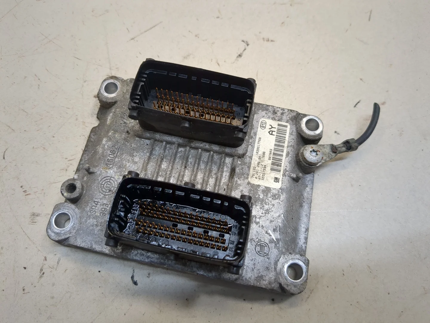 Блок управления двигателем Opel Corsa D 2006-2014 КПП 5-ст.мех.(МКПП) Z14XEP Бензин 1.4 л Инжектор