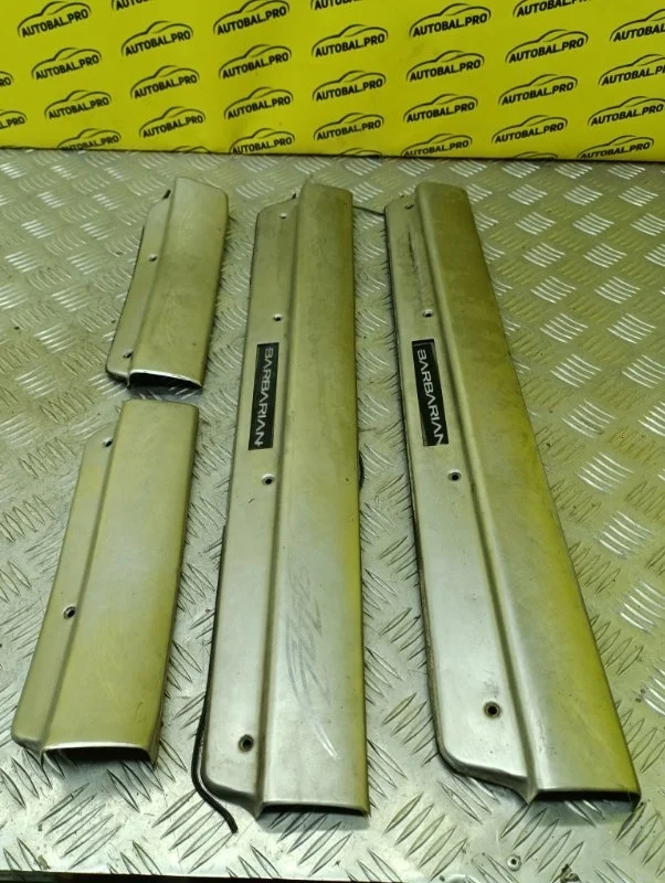 Накладка на порог внутренняя (комплект) Mitsubishi L200 (2006-2015) 2013 MN123957HA ПИКАП 2.5 D 4D56